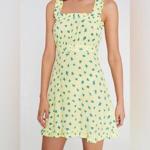 Faithfull the brand mini Dress floral size 2 xs